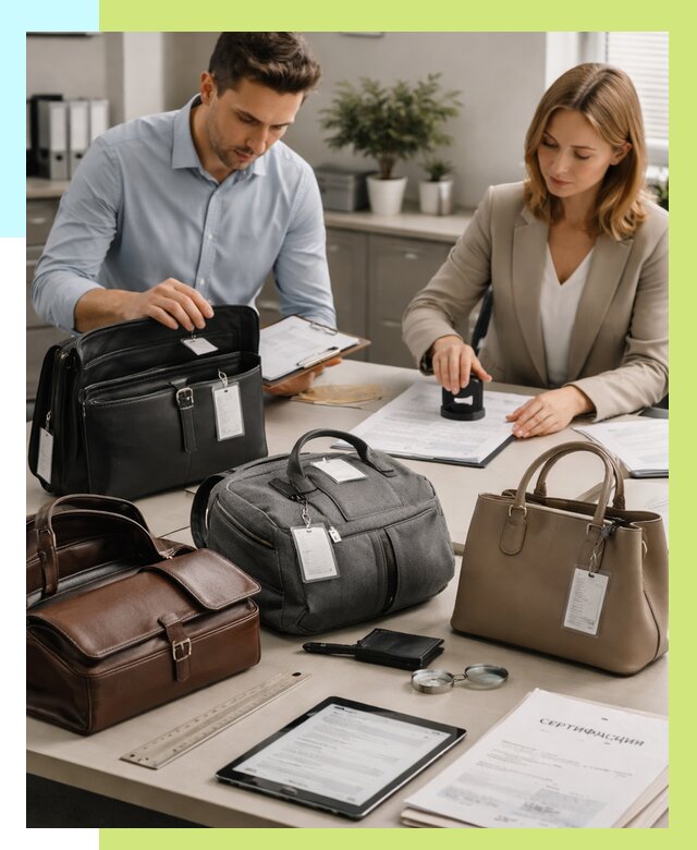 Сертификация сумок в Дзержинском от 7676 руб. | Алешин-Дзж