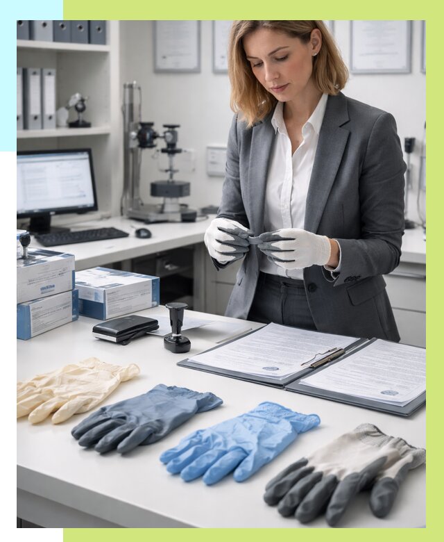 Сертификация перчаток в Дзержинском от 8699 р. | Алешин-Дзж