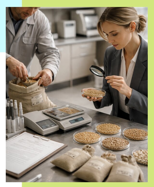 Сертификация зерна в Дзержинском по цене от 15351 р. | Алешин-Дзж