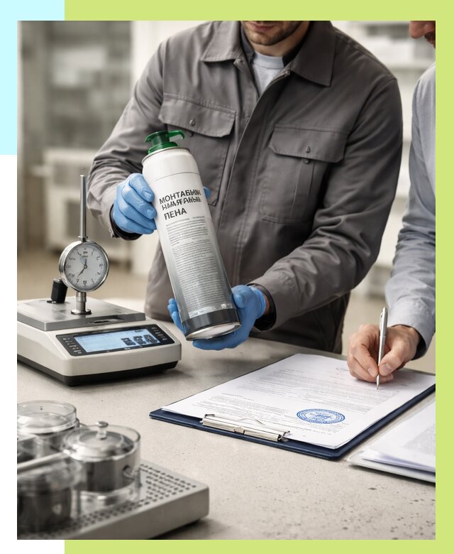 Сертификация монтажной пены в Дзержинском от 15351 р. | Алешин-Дзж