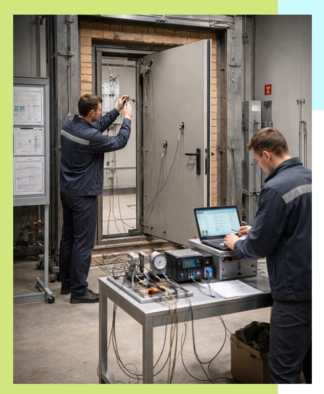 Сертификация противопожарных дверей в Дзержинском по ГОСТ и ТР