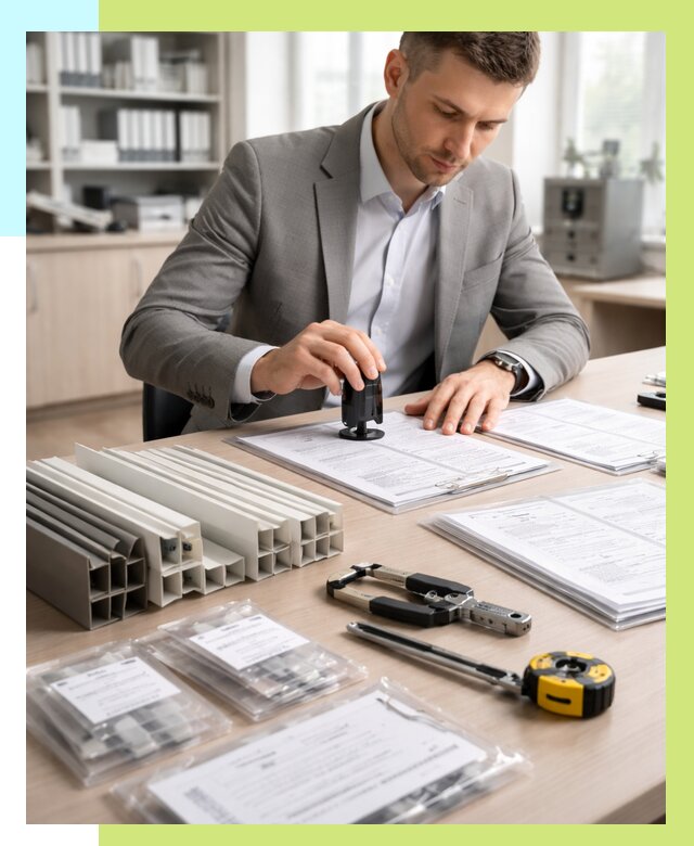 Сертификация ПВХ продукции в Дзержинском от 8699 р., Алешин-Дзж