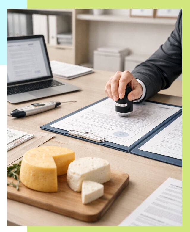 Сертификация сыров в Дзержинском от 15351 р | Сертификат на сыр Алешин-Дзж