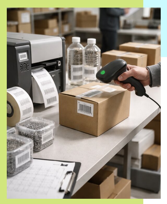 Штрихкодирование продукции и маркировка для продажи в Дзержинском