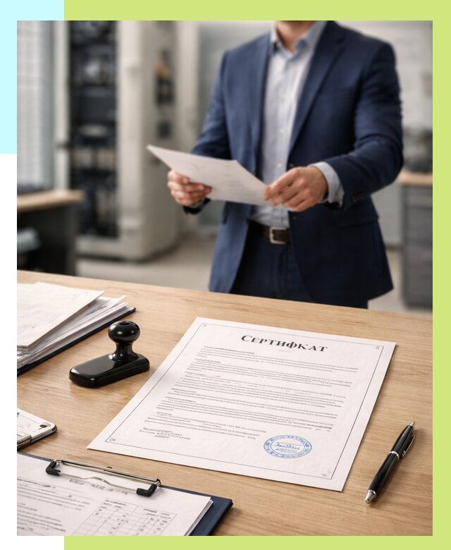 Сертификат на оборудование в Дзержинском от 15351 р. | Алешин-Дзж