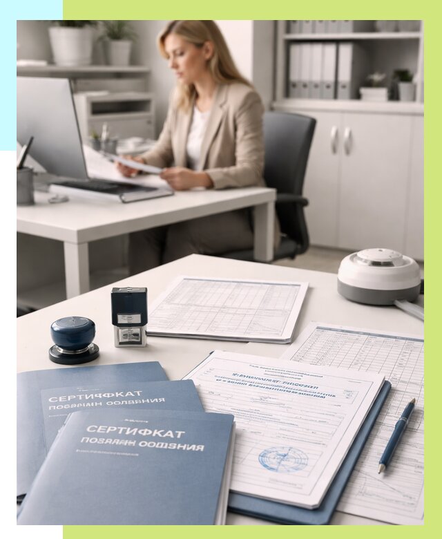 Сертификаты пожарной безопасности в Дзержинском от 15351 р. | Алешин-Дзж