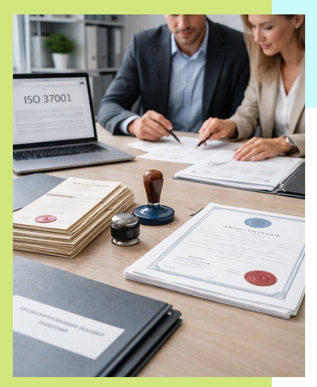 Получение сертификата ISO 37001 по системе борьбы с коррупцией в Дзержинском